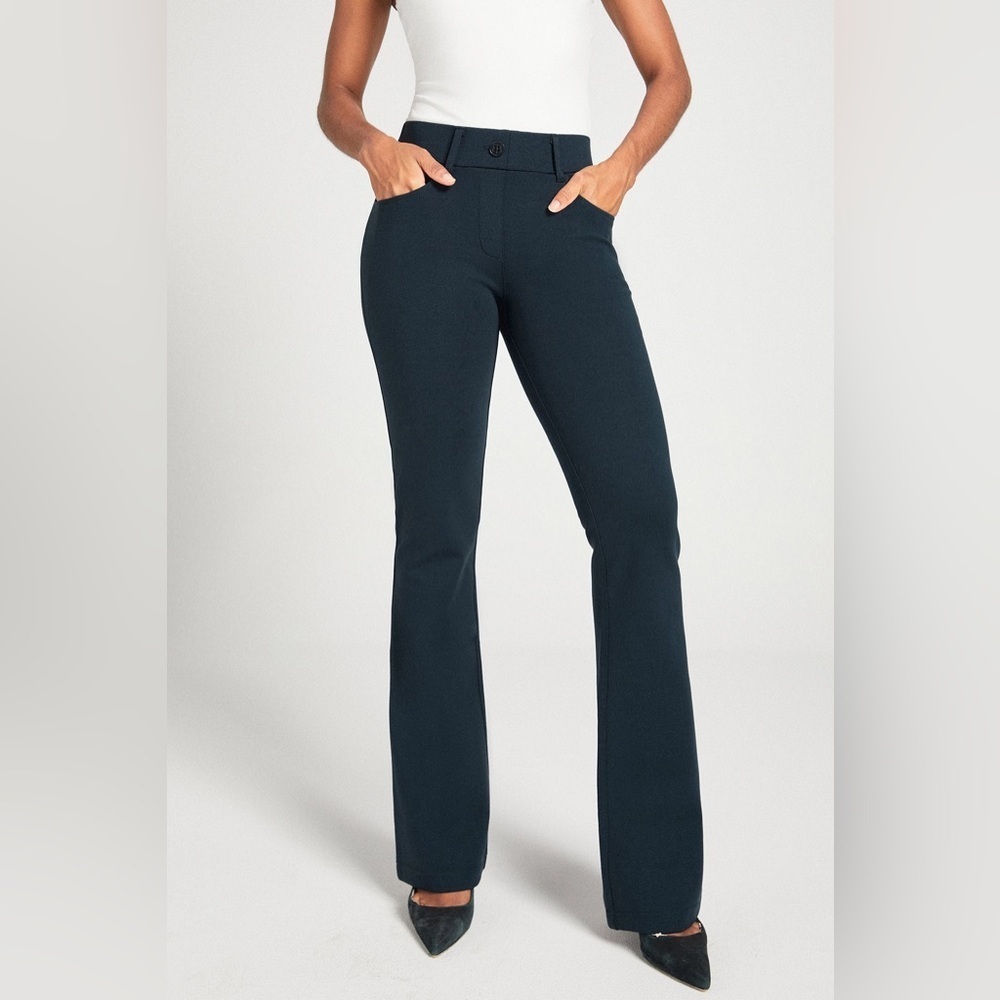 Betabrand Dark Blue Pull on Pants, Size M